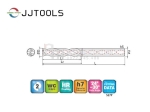 2FDRW (Multi-Processing Flat Drills with Coolant Hole, 2 Flutes) - JJTOOLS